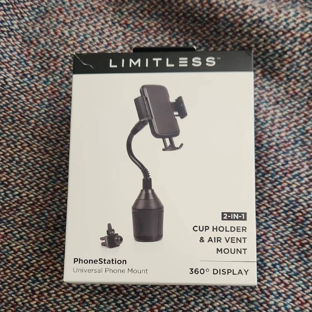 Black PhoneStation 2-in-1 Mount